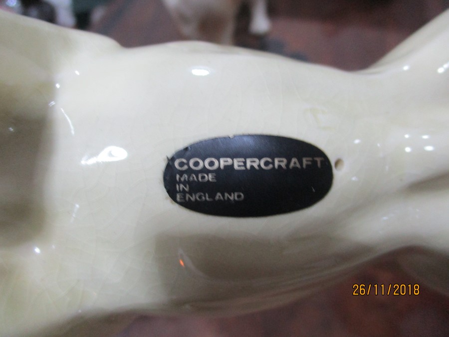 A collection of seven dog ornaments including Coopercraft - Image 6 of 13