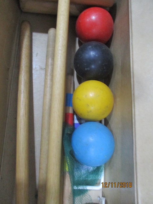 A croquet set in box A/F - Image 2 of 6