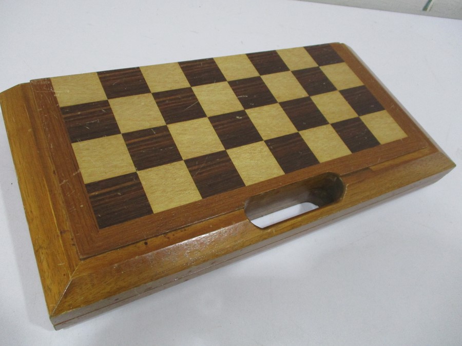 A boxed glass chess set along with one other - Image 5 of 6