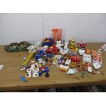 A quantity of various toys A/F including Sci-Fi related, helicopters etc