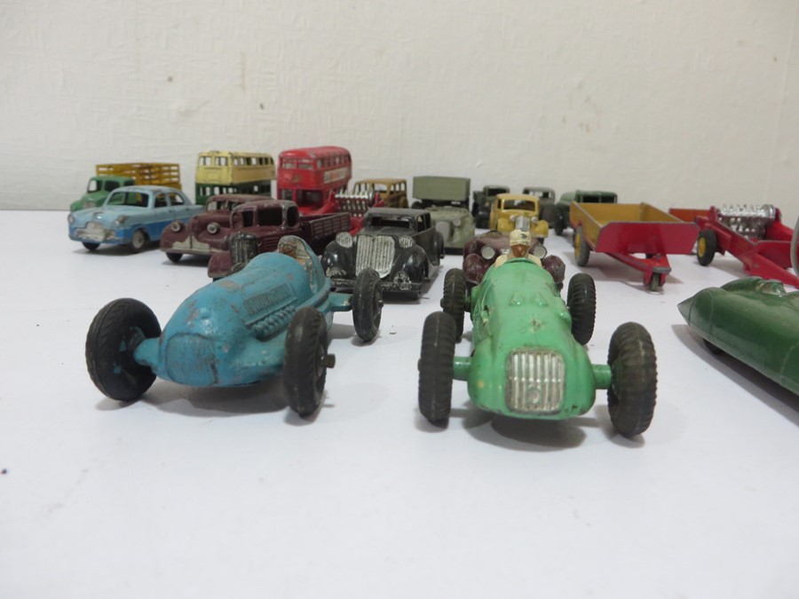 A quantity of diecast Dinky toys and cars including M.G Record Car, H.W.M (23J), Routemaster Bus, - Image 2 of 15