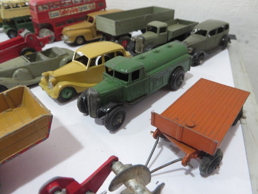 A quantity of diecast Dinky toys and cars including M.G Record Car, H.W.M (23J), Routemaster Bus, - Image 11 of 15