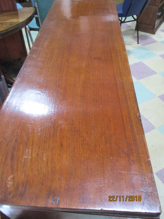 A Victorian mahogany veneered freestanding bookcase - Image 3 of 4