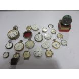 A collection of watch parts etc