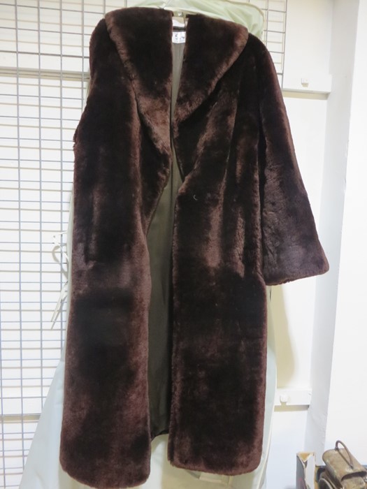 A full length Beaver coat ( S/M)