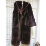 A full length Beaver coat ( S/M)