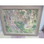 An oil painting signed Mary Beresford-Williams "The Old Well, Menerbes"