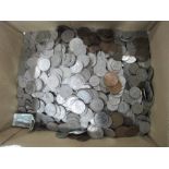 A large quantity of British coinage