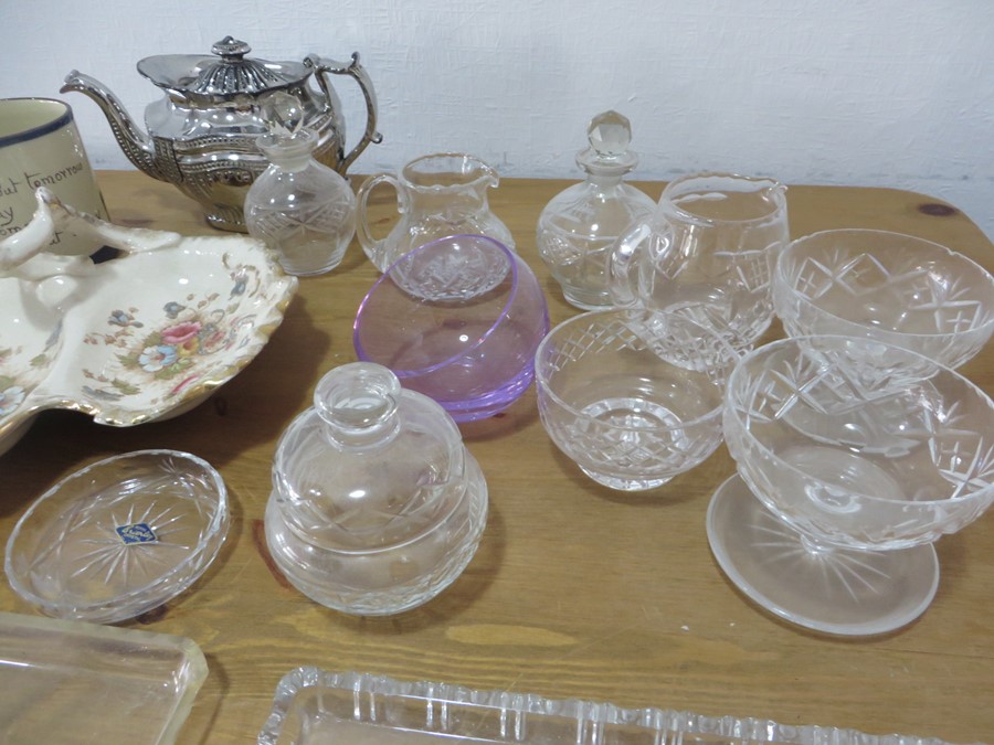 Quantity of china and glass ware including Torquay tankard - Image 4 of 7