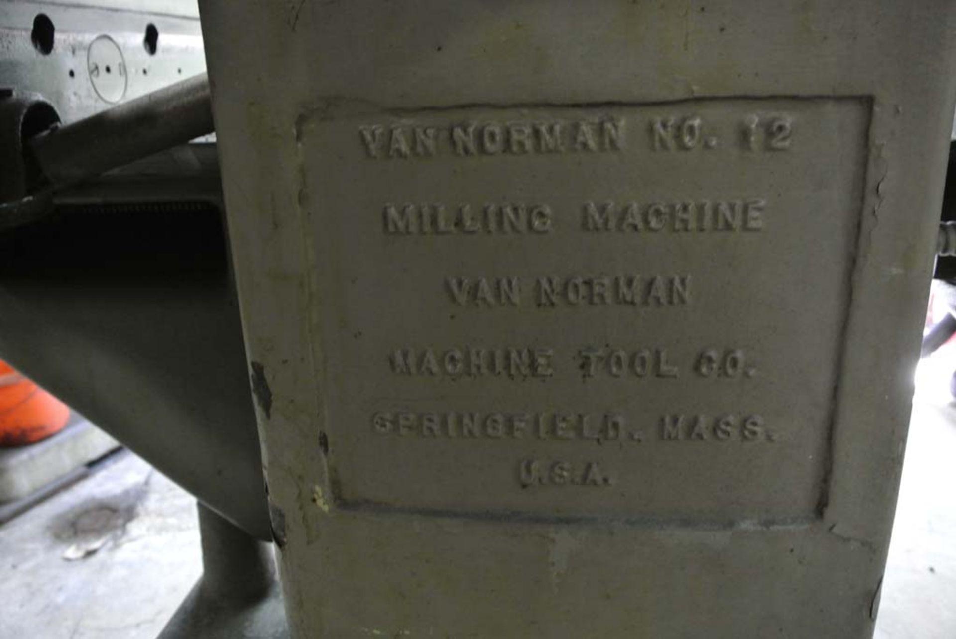 (S)~Van Norman No.12 Vertical/Horizontal Milling Machine ~ 12"x50" Table ~ 20A ~ 125/250 V ~ 3 Phase - Image 2 of 7