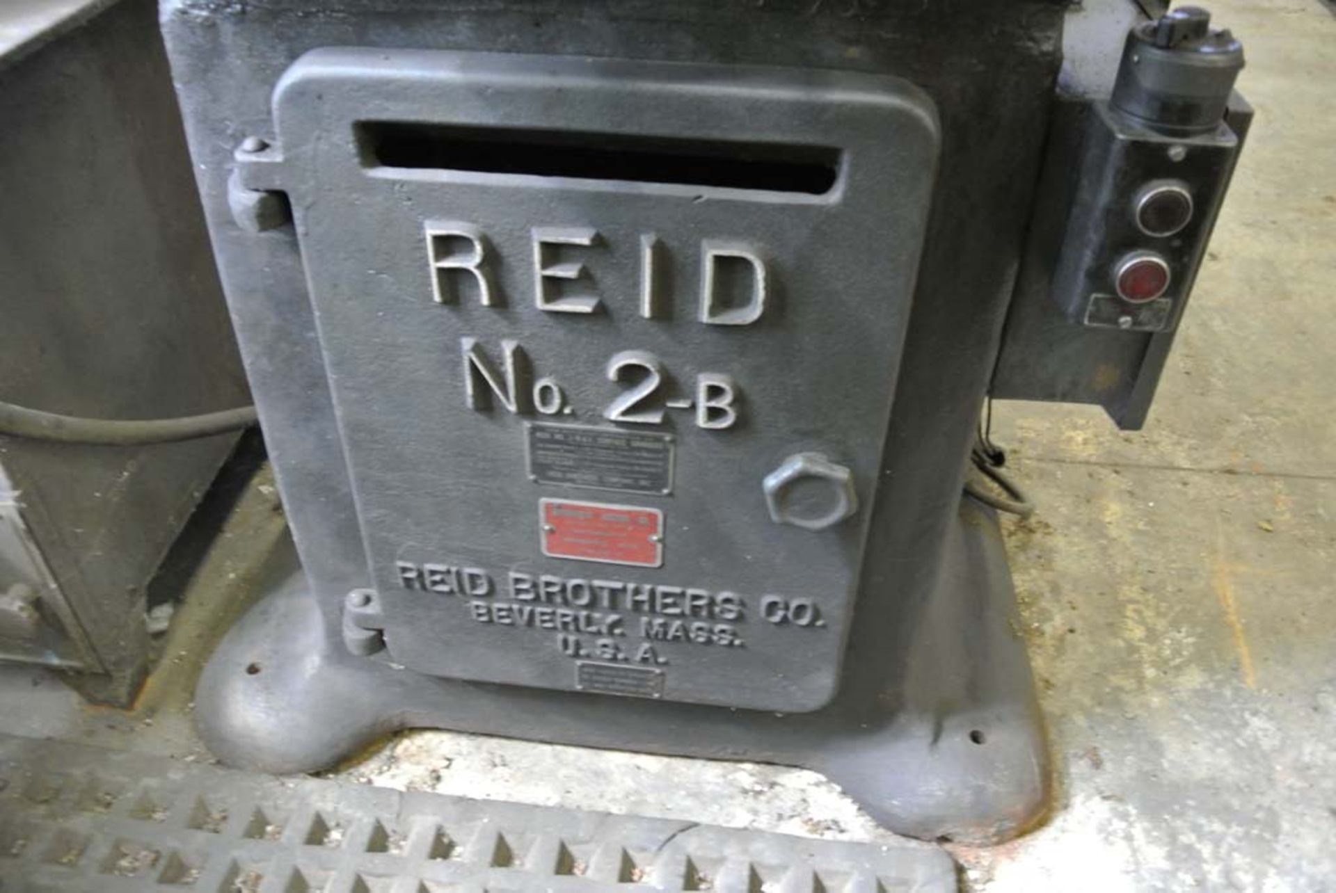 (S)~ Reid 2-B Surface Grinder w/ Dust Collection ~ 20A ~ 250 V ~ 3 Phase - Image 2 of 10