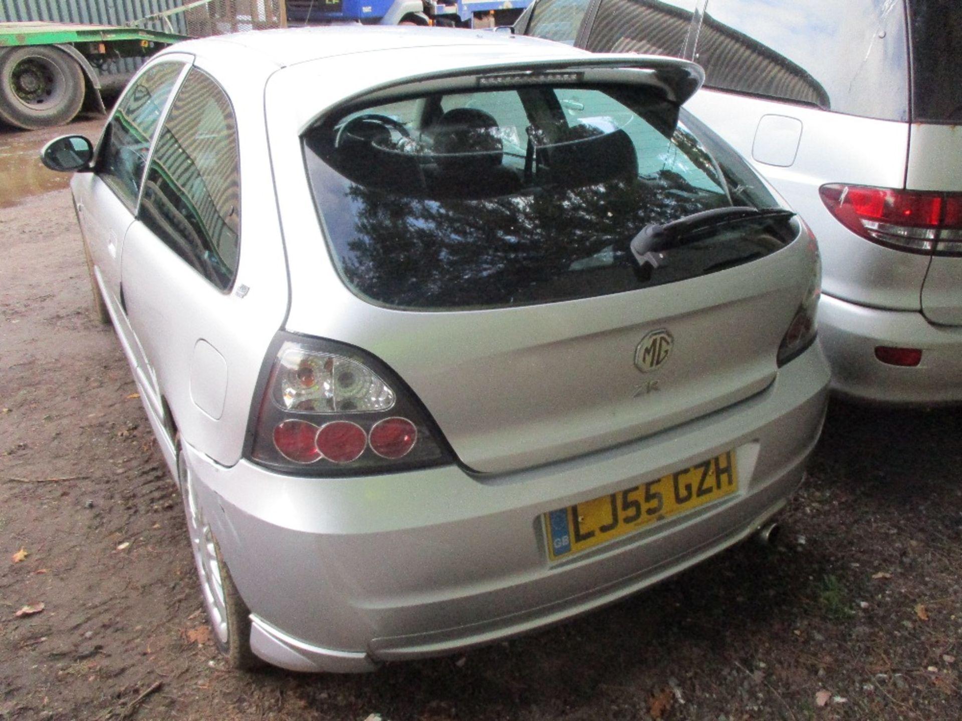 MG ZR CAR, SILVER, REG:LJ55 GZH - Image 4 of 5