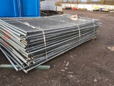 32 NO HERAS TEMPORARY FENCE PANELS..NO VAT ON HAMMER PRICE