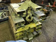 7NO FORKLIFT CRANE ATTACHMENTS, UNTESTED