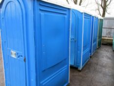 4X PORTABLE TOILETS....NB 4NO TOILETS IN THIS ONE LOT