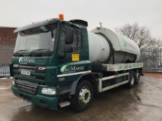 DAF CF75.310 6 x 2 JetVac Combination VAC TANKER Unit...EY63 FNG