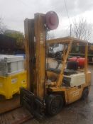 komatsu fg25 2.5 ton gas forklift