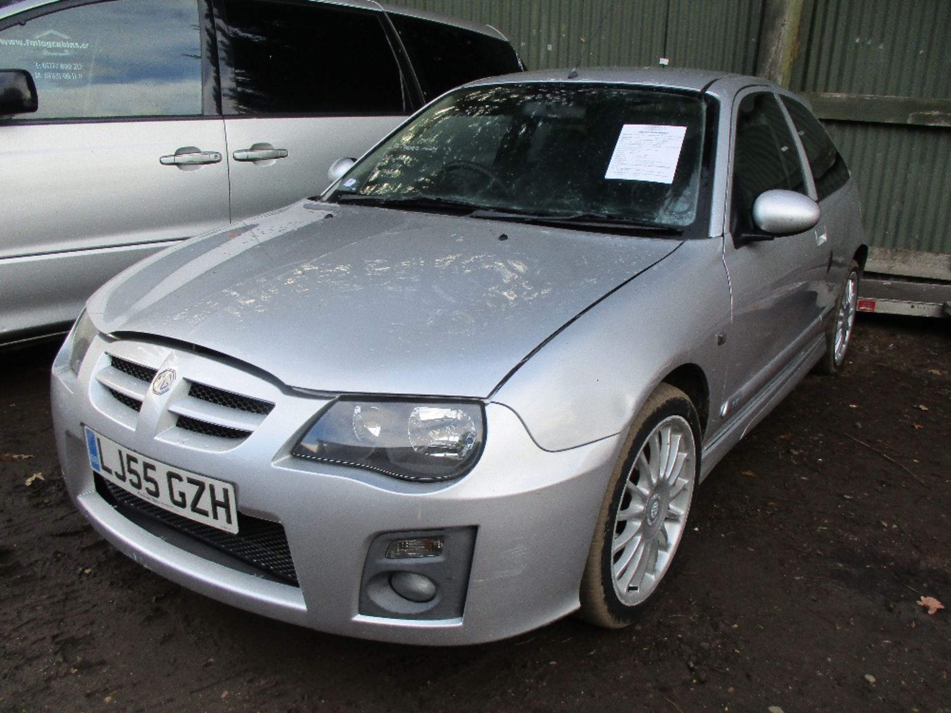 MG ZR CAR, SILVER, REG:LJ55 GZH - Image 2 of 5