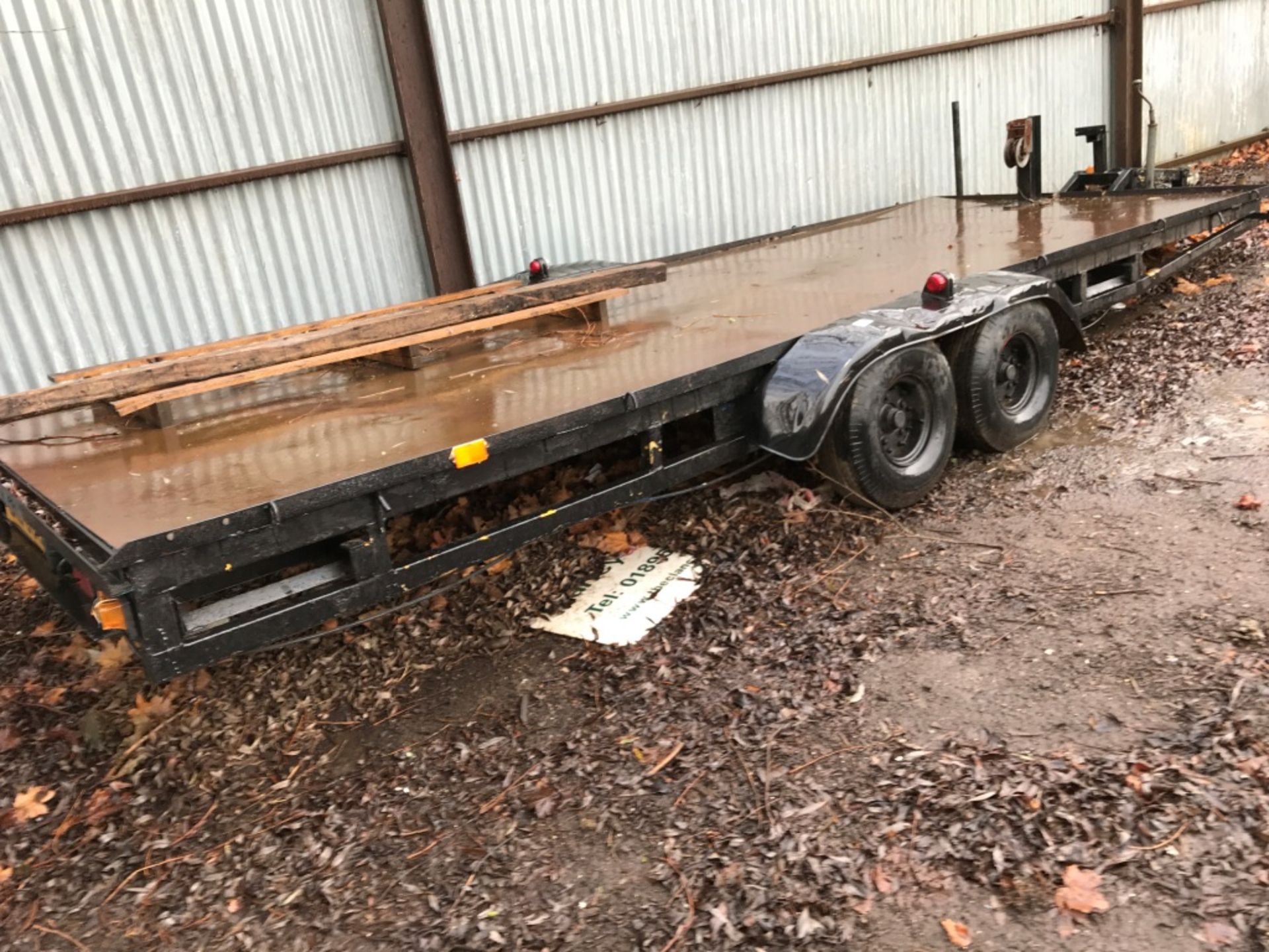 Twin axled HD trailer, 17ft bed approx. - Image 3 of 3