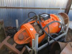 LARGE ORANGE PILING DRILL HEAD