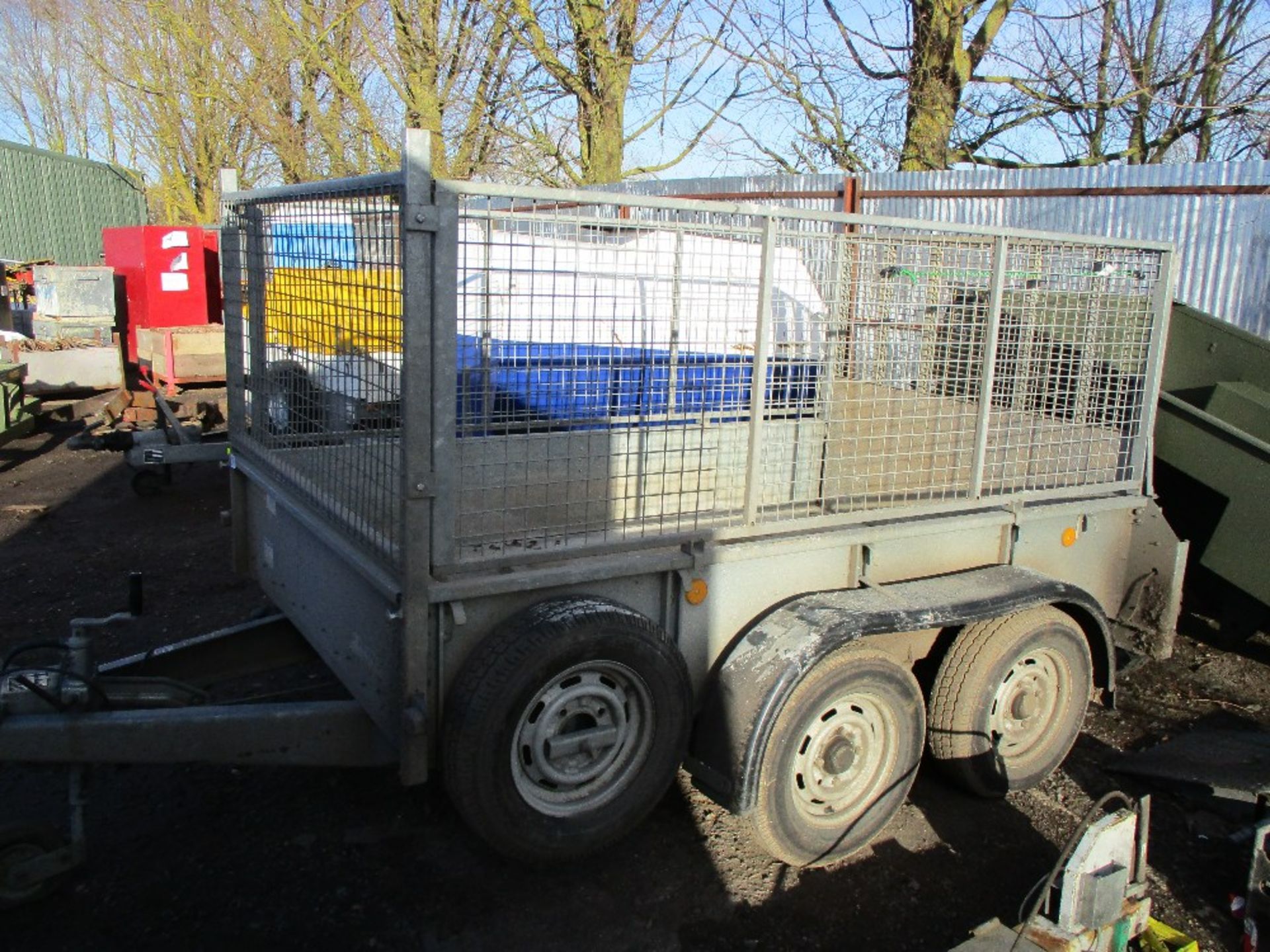 IFOR WILLIAMS GD85G TRAILER WITH MESH SIDES