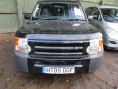 LAND ROVER DISCOVERY 3 TDV6, BLACK, REG. HT05 DGF