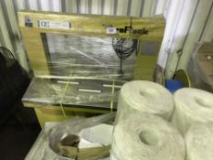 BANDING STATION C/W PALLET OF BANDING MATERIAL