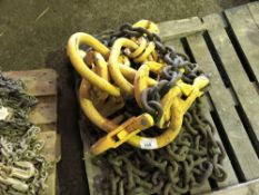 SET OF EXTRA HEAVY DUTY CHAIN BROTHERS, UNTESTED