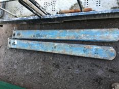 PAIR OF 1.7METRE LENGTH FORKLIFT EXTENSION TINES