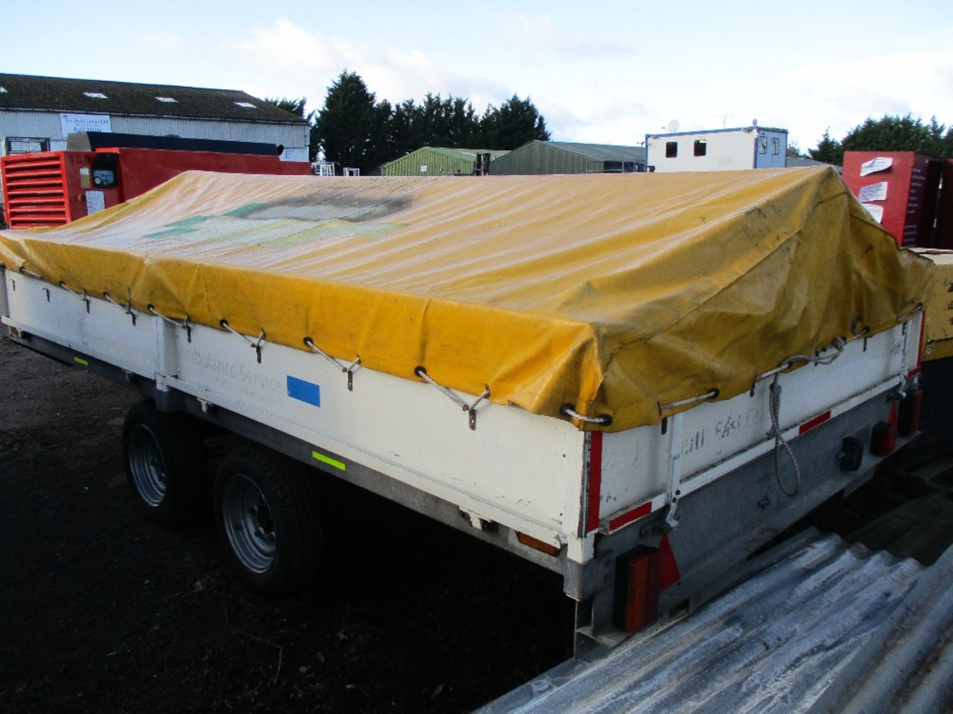 LYNTON TWIN AXLED DROP SIDE TRAILER - Image 3 of 4