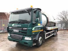 DAF CF75.310 6 x 2 JetVac Combination VACUUM TANKER Unit... EY63 FNE