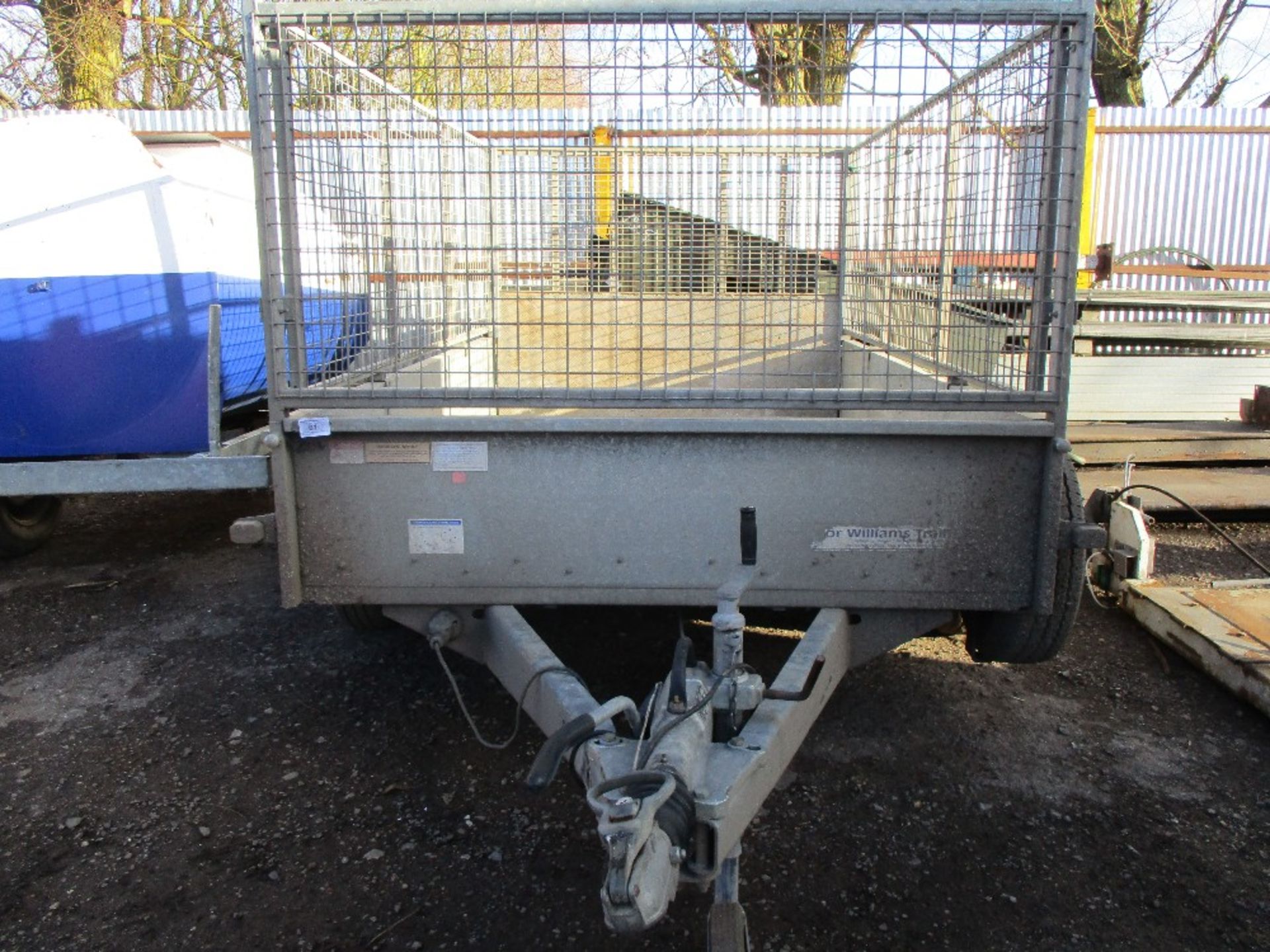 IFOR WILLIAMS GD85G TRAILER WITH MESH SIDES - Image 2 of 6