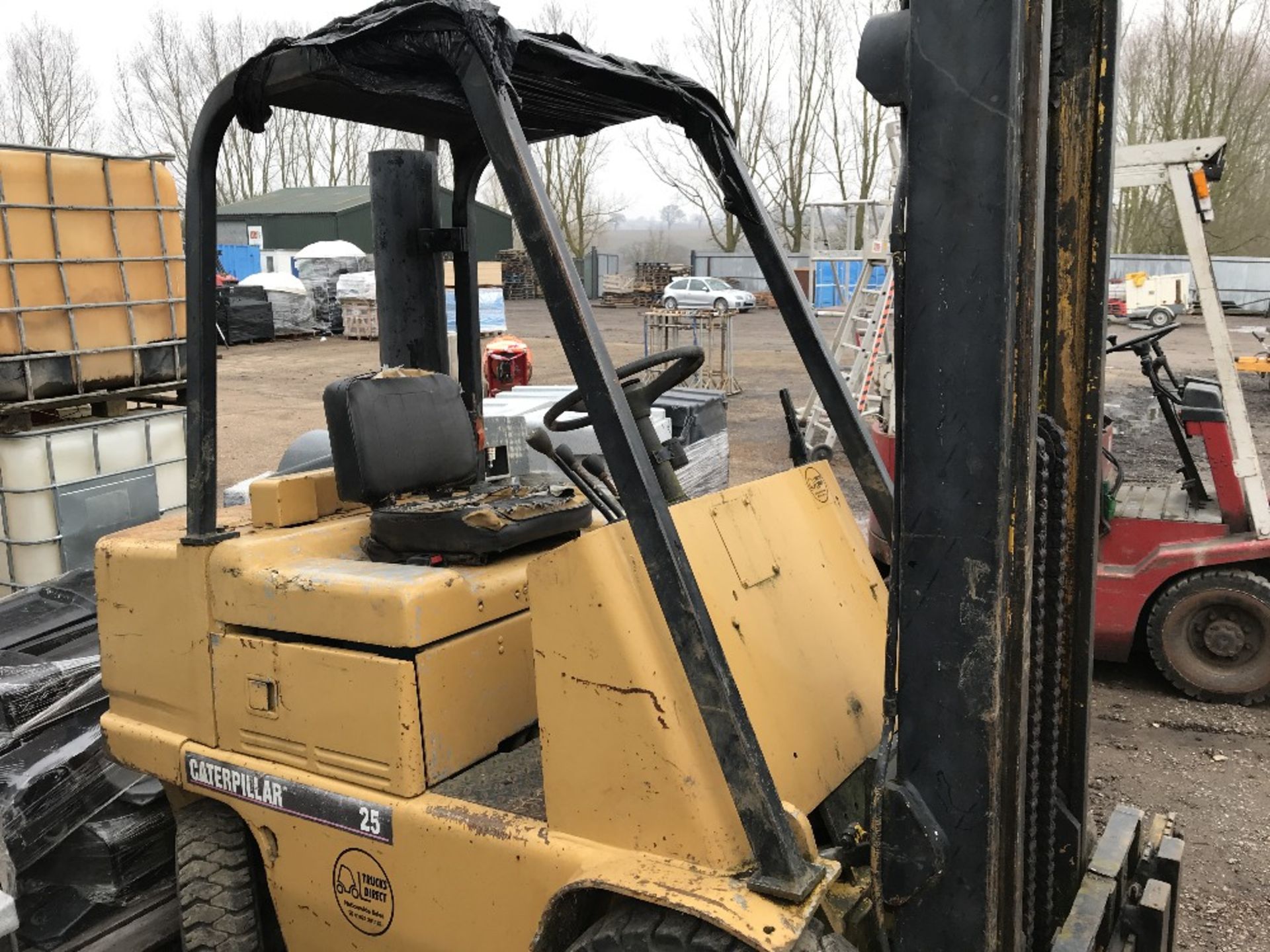 Caterpillar 25 diesel forklift SN;07900941/6 WHEN TESTED, TURNED OVER BUT NOT STARTING