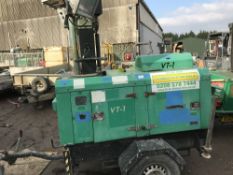 VT1 TOWED LIGHTING TOWER SN:SH500619 PN:7627FC