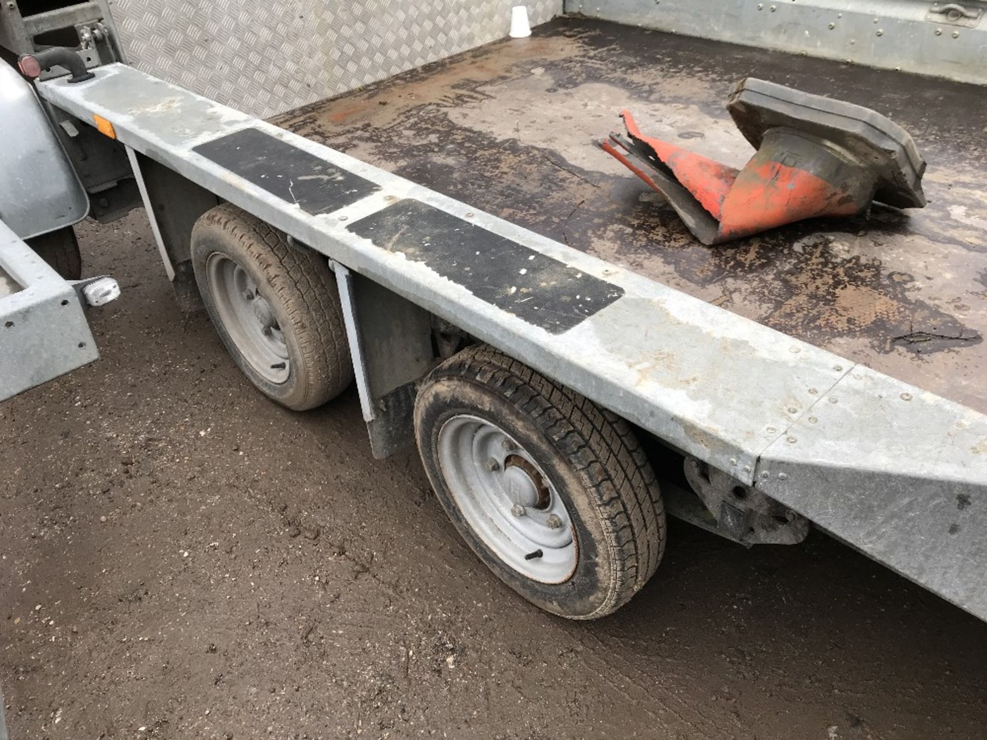 Ifor Williams wide bodied plant trailer, yr2016 approx. SN;SCKD00000G0685132 - Bild 4 aus 6