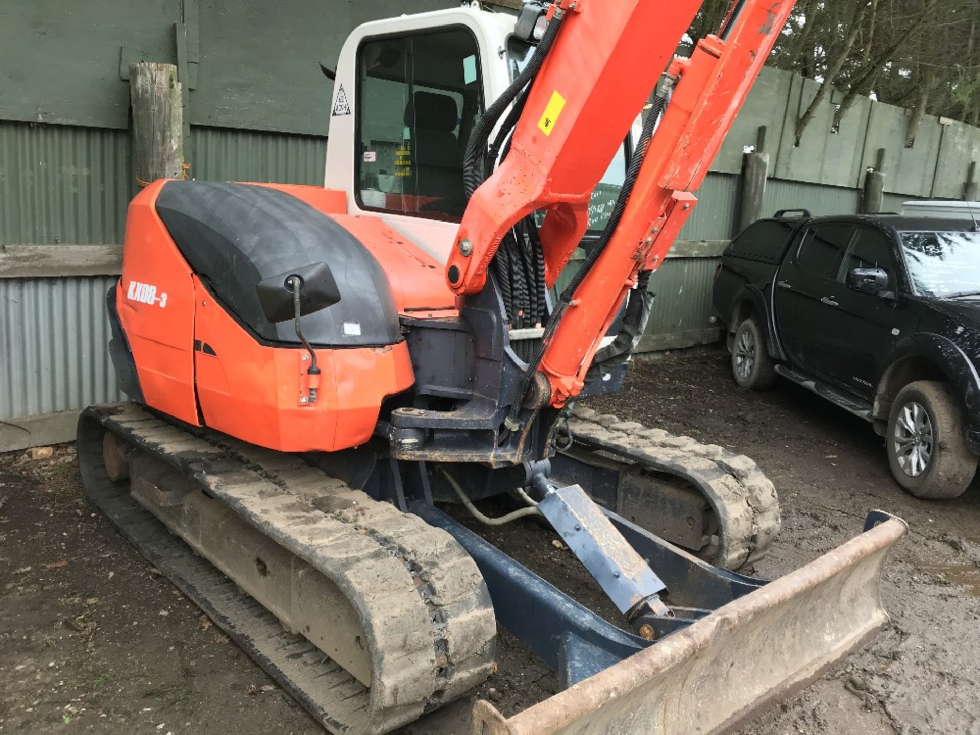 Kubota 080 8tonne excavator, yr2011, c/w red key 5359 REC HRS SN;23622 WHEN TESTED WAS SEEN TO DRIVE