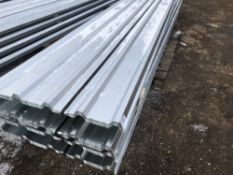 100no sheets of box profile 12ft length galvanised roofing sheets,