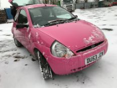 FORD KA CAR REG DU53 JZW