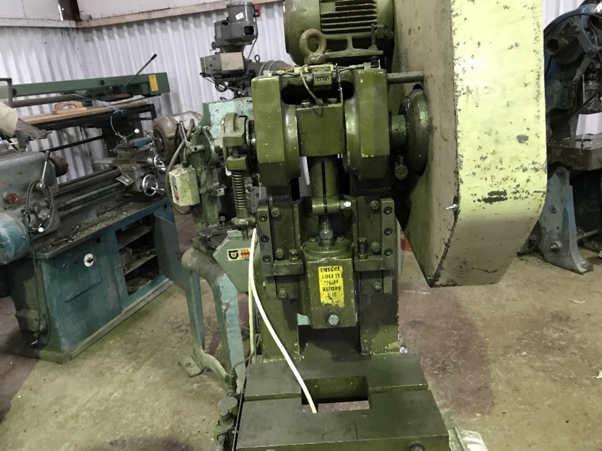 JONES AND ATTWOOD WORCESTER 10 PUNCH UNIT, RECENTLY REMOVED FROM WORKING ENVIRONMENT