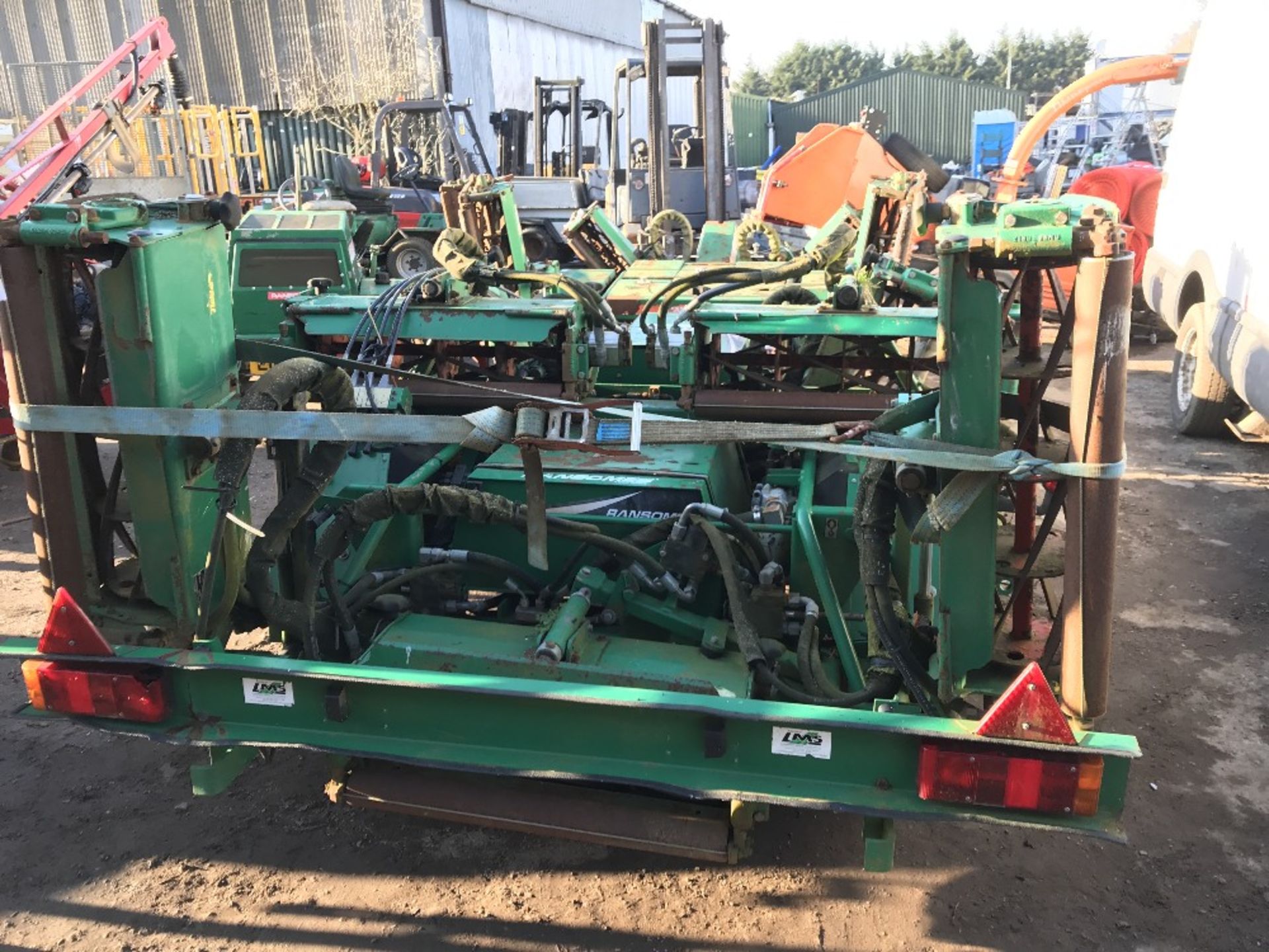 RANSOMES TG4650 TOWED GANG MOWERS WITH MAGNA 250 HEADS FITTED