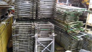 SELECTION OF PERI MRK LEDGER SCAFFOLD FRAMES,