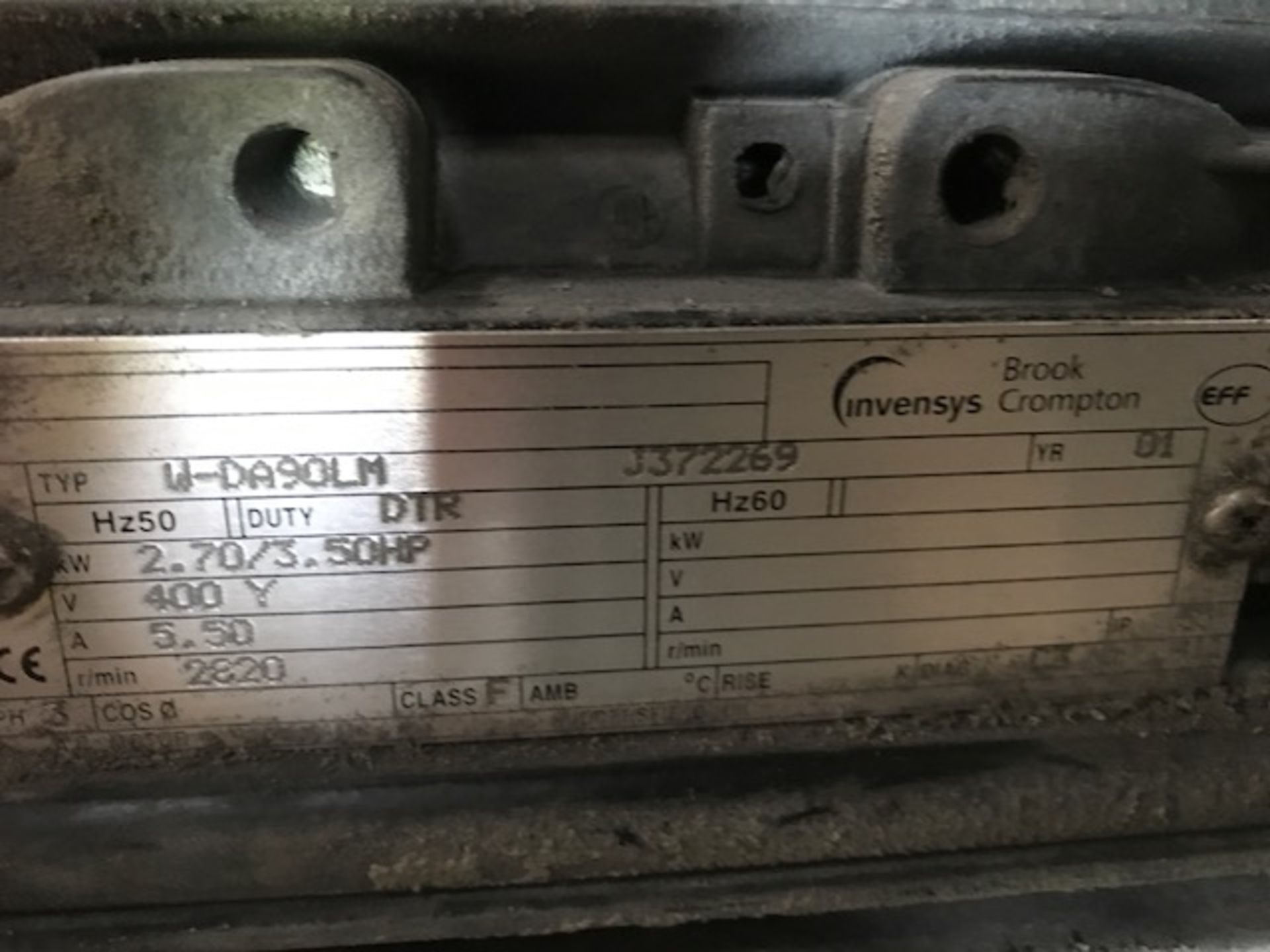 SNAP ON WSEC35/200 3 PHASE COMPRESSOR - Image 3 of 4
