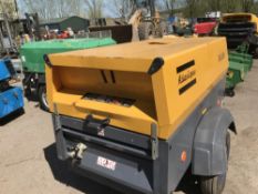 ATLAS COPCO XAS 47 COMPRESSOR YAER 2013 BUILD, 996 REC HRS SN:YA3-062274D0301127 WHEN TESTED WAS