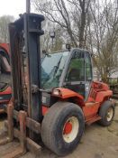 Manitou mc50 4mtr rough terrain forklift, 5 tonne lift