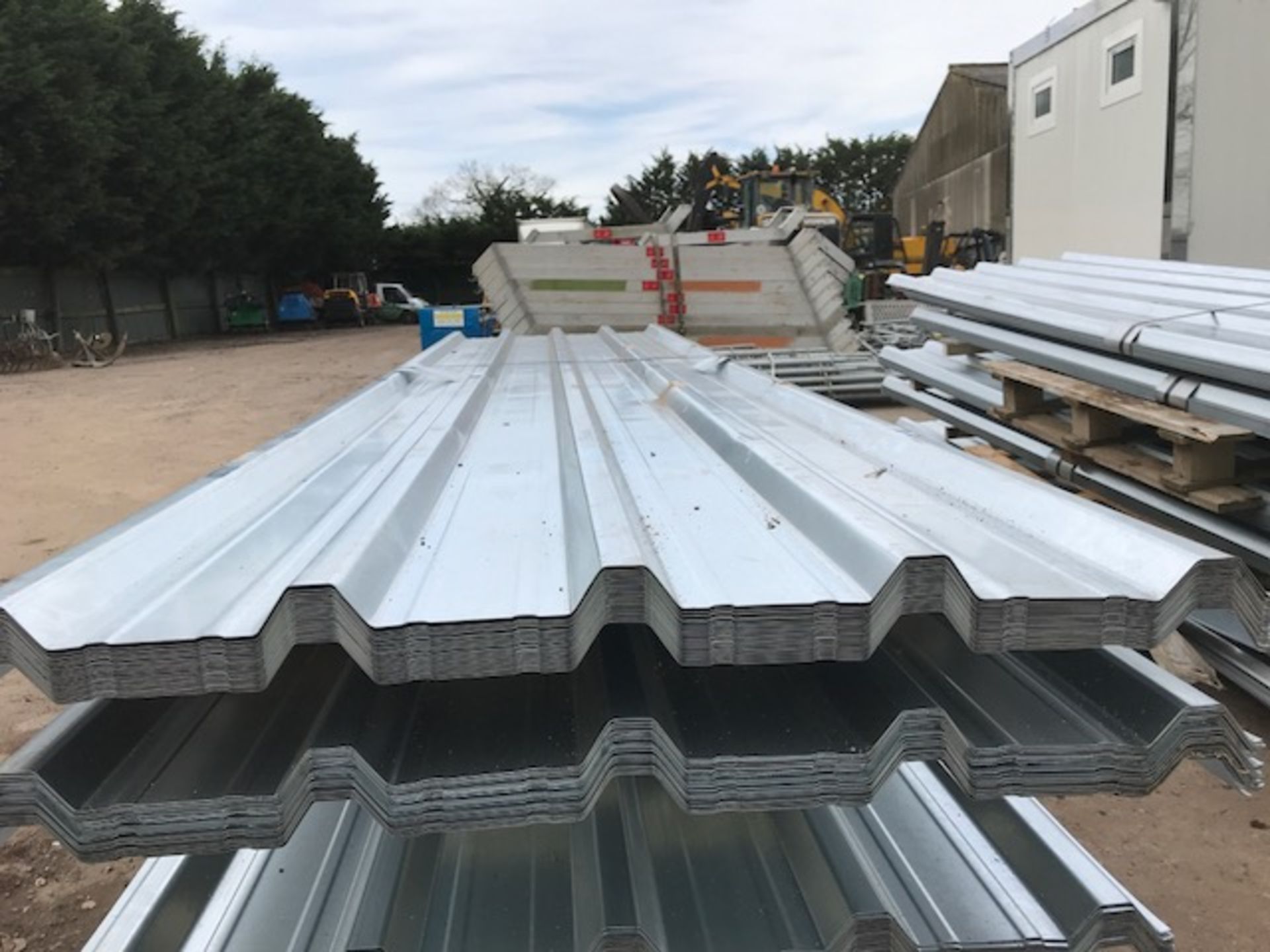 50 X 12FT GALVANISED BOX PROFILE ROOF SHEETS, - Image 3 of 3