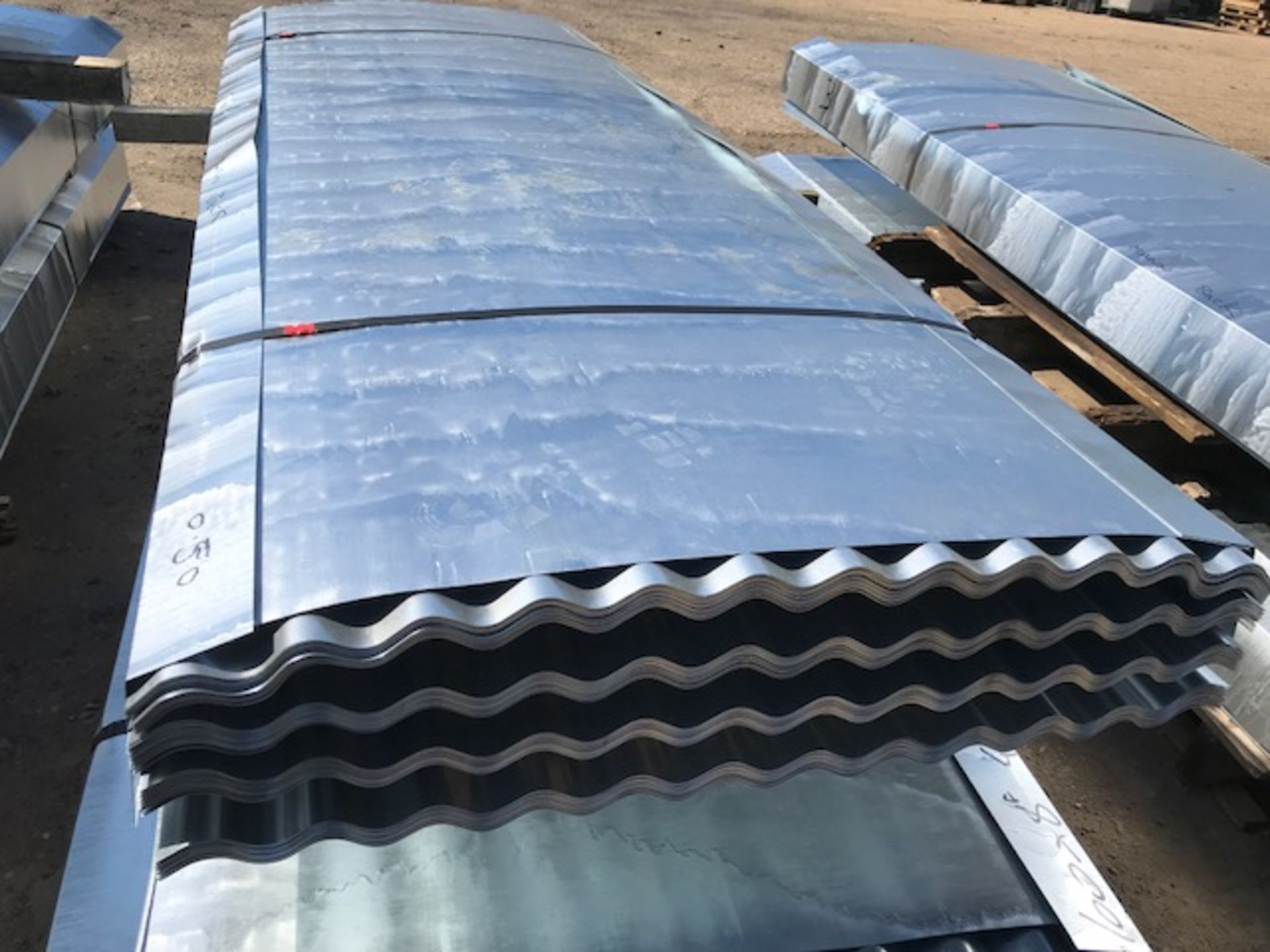 100NO 10FT GALVANISED CORRUGATED ROOF SHEETS 90CM (3FT APPROX) WIDTH