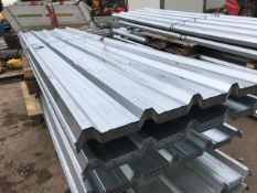 50 X 12FT GALVANISED BOX PROFILE ROOF SHEETS