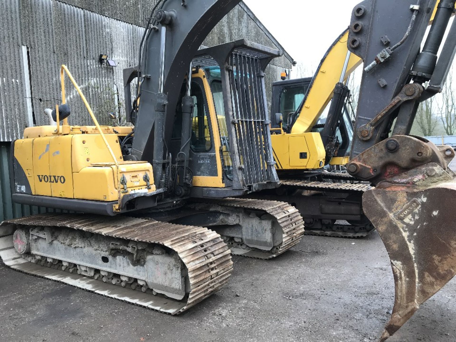 VOLVO EC140 14 TONNE EXCAVATOR SN:12831 1NO BUCKET when tested was seen to drive and dig