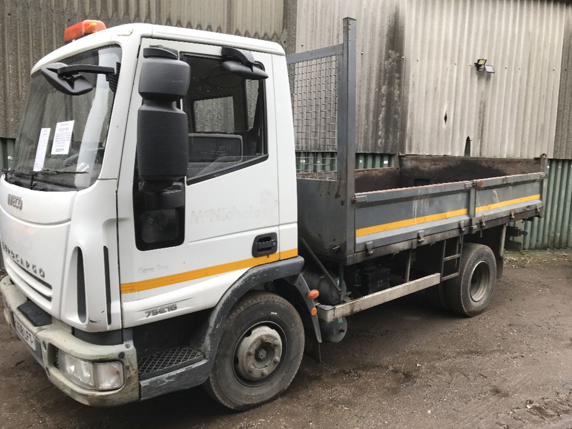 IVECO EUROCARGO 75E16 TIPPER, 7500KG RATED REG:LK08 LFT. TEST TILL MAY 2018. 238,730 REC KMS.