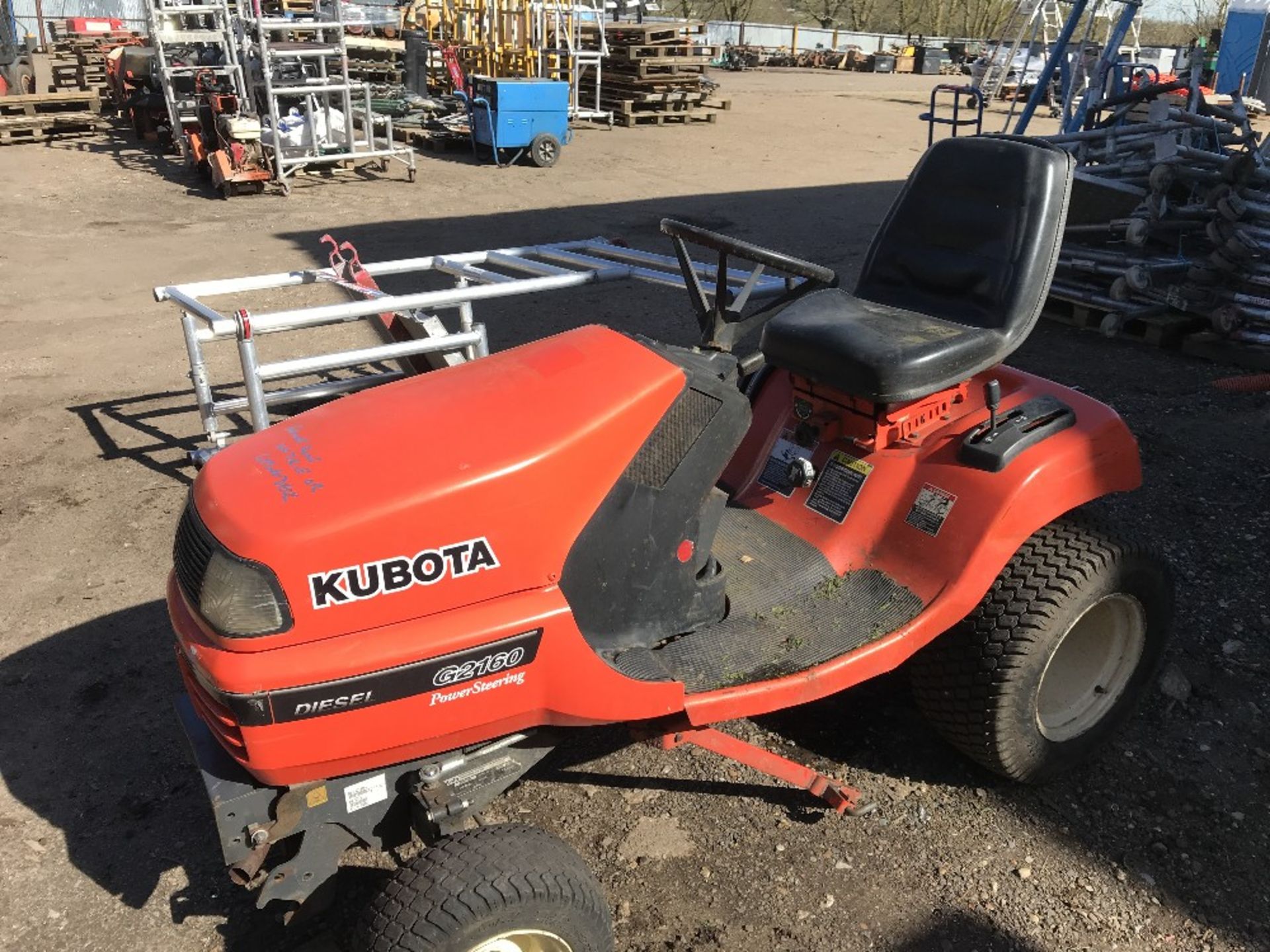 KUBOTA G2160 2WD DIESEL MOWER PARTS MISSING YEAR 2007 BUILD, 2008 REGISTERED. REG:EU08 ORV 1394